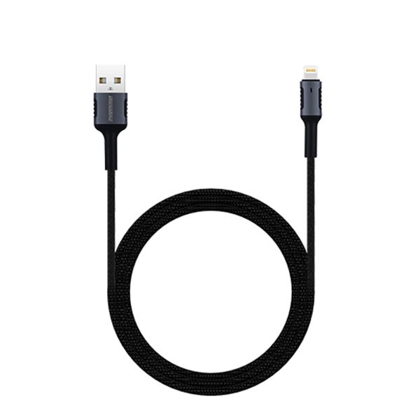 RockRose Armour AL 2.4A Lightning Cable - 1M / Black / Midnight Blue