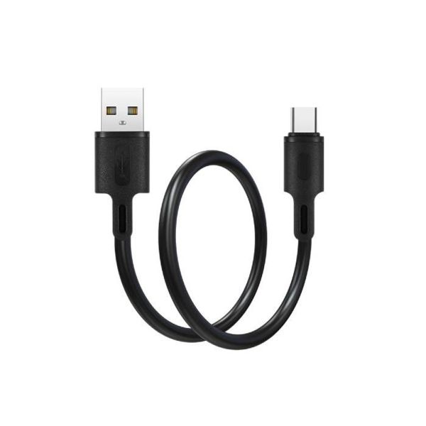 RockRose 2.4A Cable - Micro USB / 100CM / PVC Material / Black