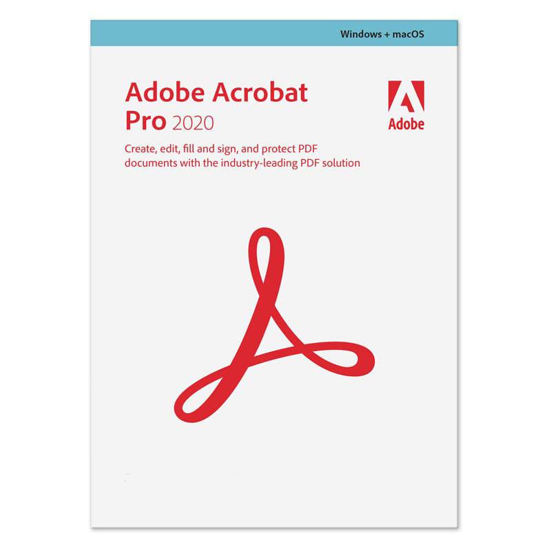 Acrobat Professional 2020 - 1 User License / 32 & 64-Bit / Middle Eastern English for Arabic
