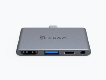 Adam Elements Casa HUB i4 USB-C 3.1 4 port Hub for iPad Pro - Grey