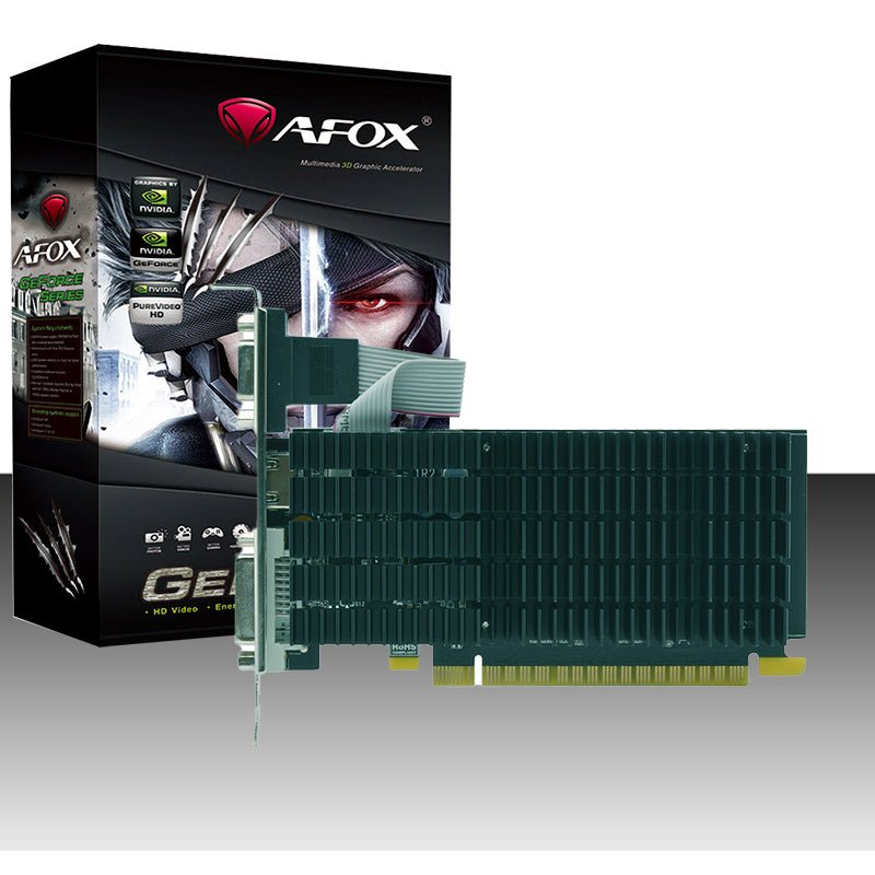 AFOX GeForce® GT 710 - 2GB / DDR3 / 64-Bit / PCIe / D-Sub / HDMI / DVI