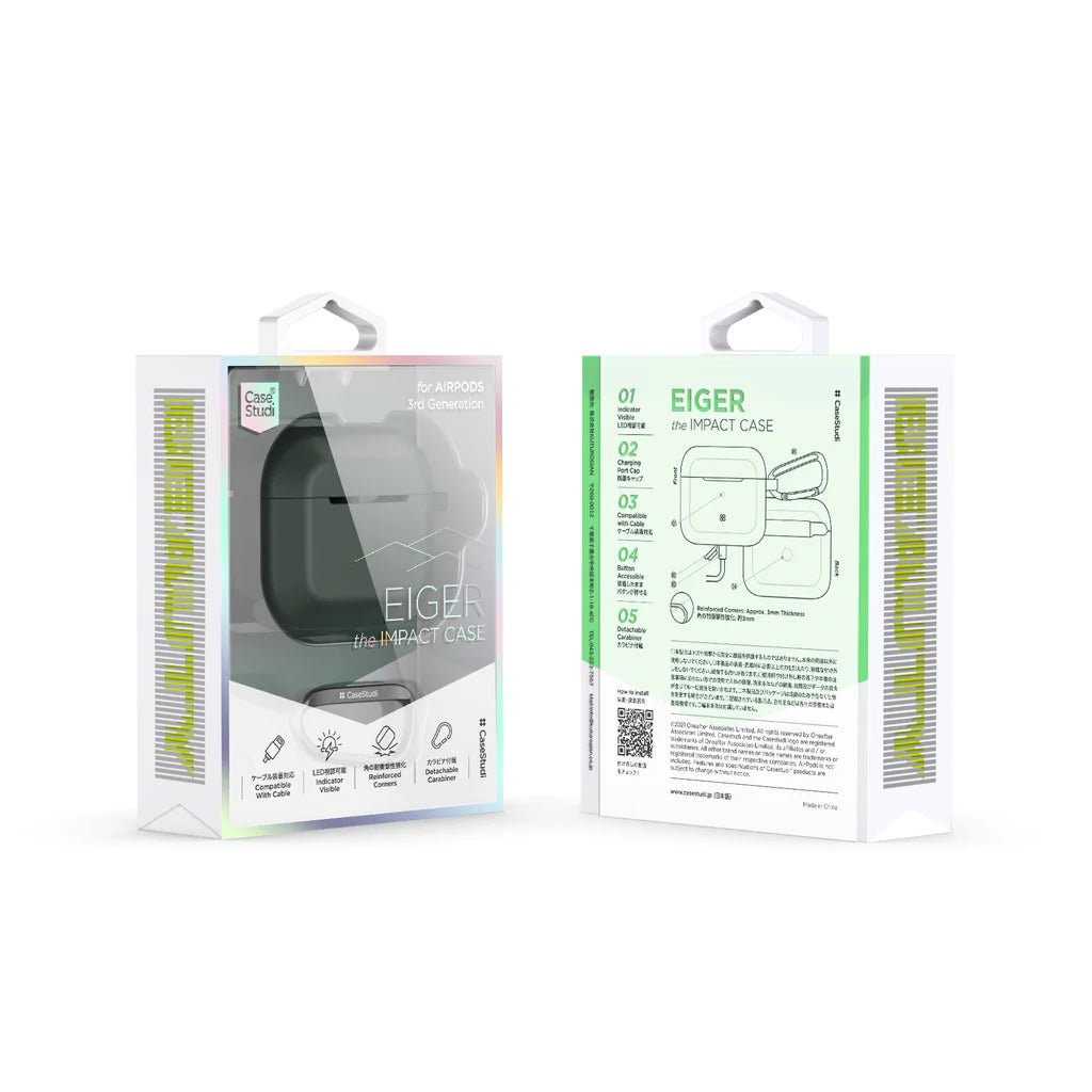 CaseStudi Airpods 3rd Generation Case - Eiger Green