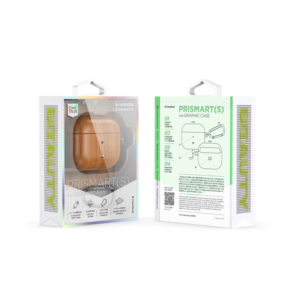 CaseStudi Airpods 3rd Generation Case - Prismart(S) Wood