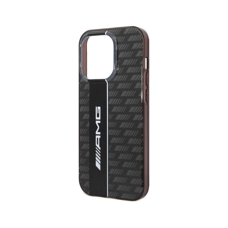 AMG Transparent Double Layer Case With Carbon Pattern II - Apple iPhone 14 Pro / Black