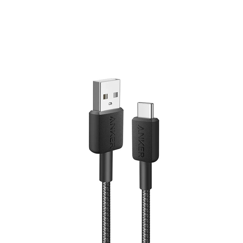 Anker 322 USB-A to USB-C Cable / 15W / 1.8m / 6ft / Black