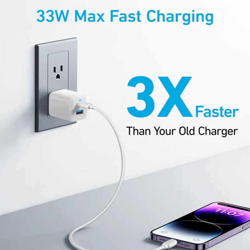 Anker 323 Charger (33W) -White