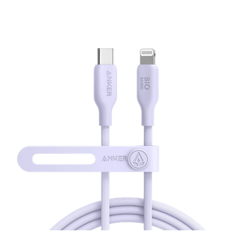 Anker 542 USB-C to Lightning Cable (Bio-Based) (0.9m/3ft) -Violet