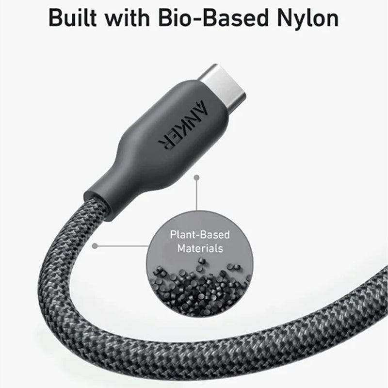 Anker 542 USB-C to Lightning Cable (Bio-Nylon) (1.8m/6ft) -Black