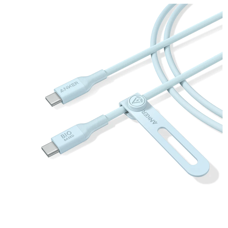 Anker 544 USB-C to USB-C Cable 140W (Bio-Based) (0.9m/3ft) -Blue