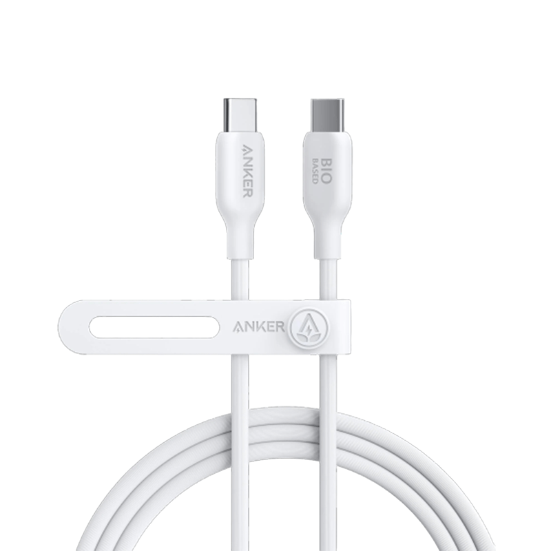 Anker 544 USB-C to USB-C Cable 140W (Bio-Based) (0.9m/3ft) -White