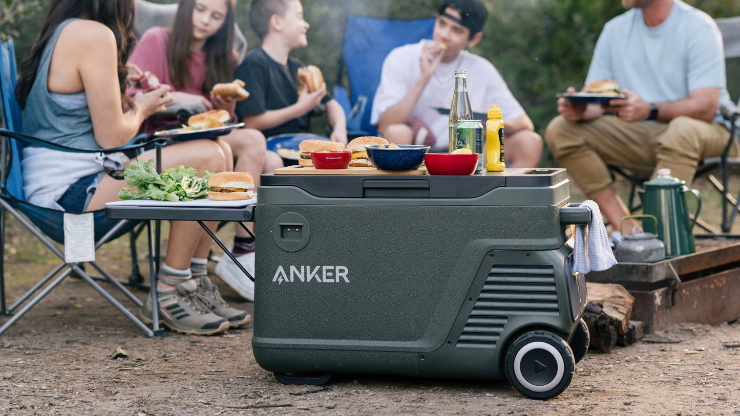 Anker EverFrost Powered Cooler 40 - Black / Green