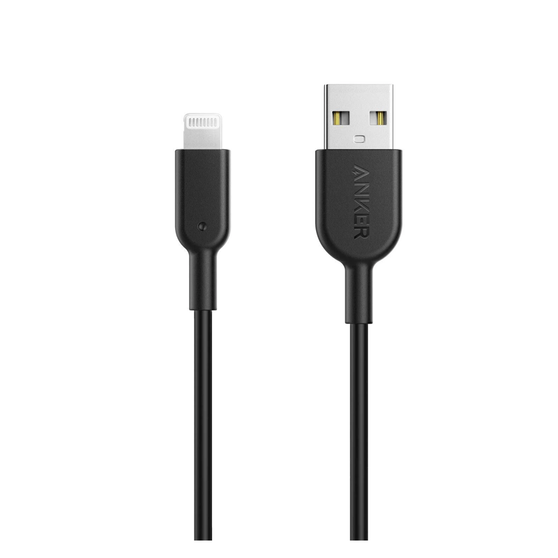 Anker PowerLine II Lightning Cable - USB 2.0 / 1.8m / Black