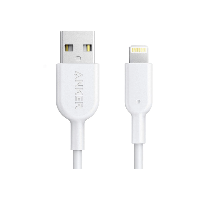 Anker PowerLine II Lightning Cable - USB 2.0 / 1.8m / White