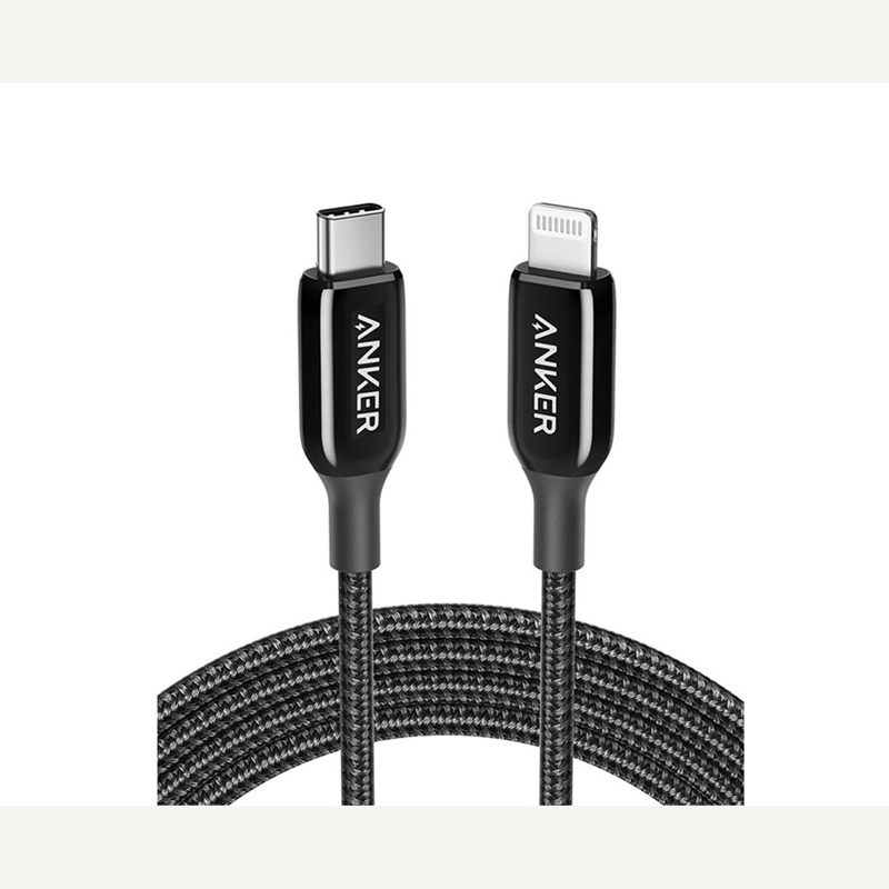 Anker PowerLine + III USB-C to Lightning Cable - 0.9 Meter / Black