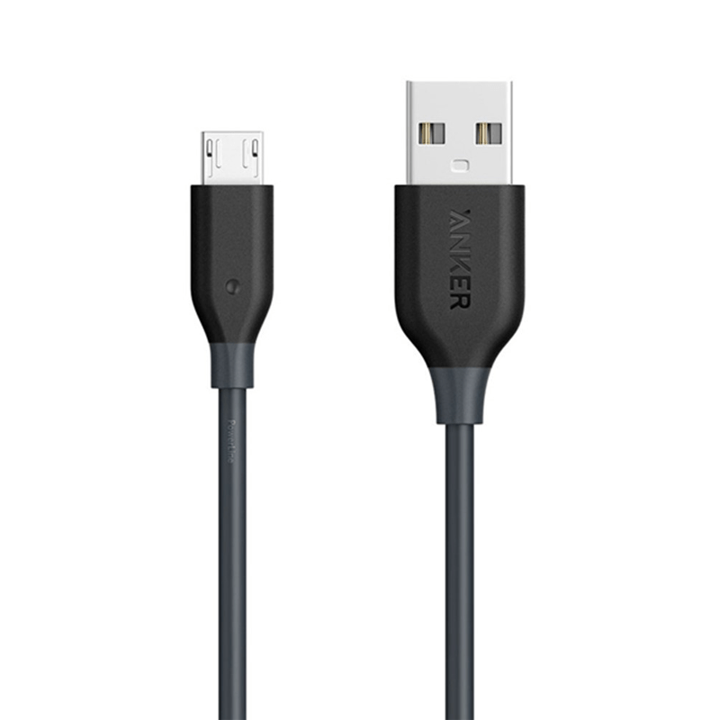 Anker PowerLine Micro USB Cable - USB 2.0 / 1.8m / Black