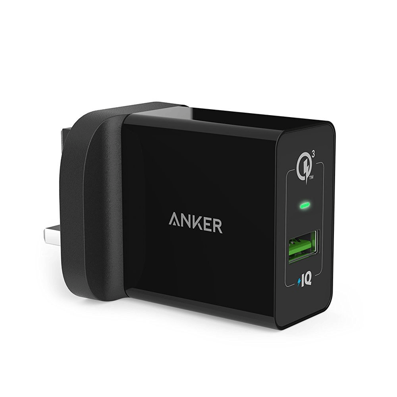 Anker PowerPort+ 1 with QC3.0 and IQ (Black)