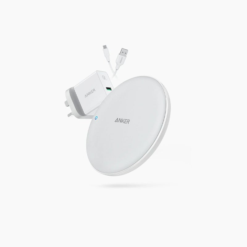 Anker PowerWave 7.5W Pad Wireless Charger - White