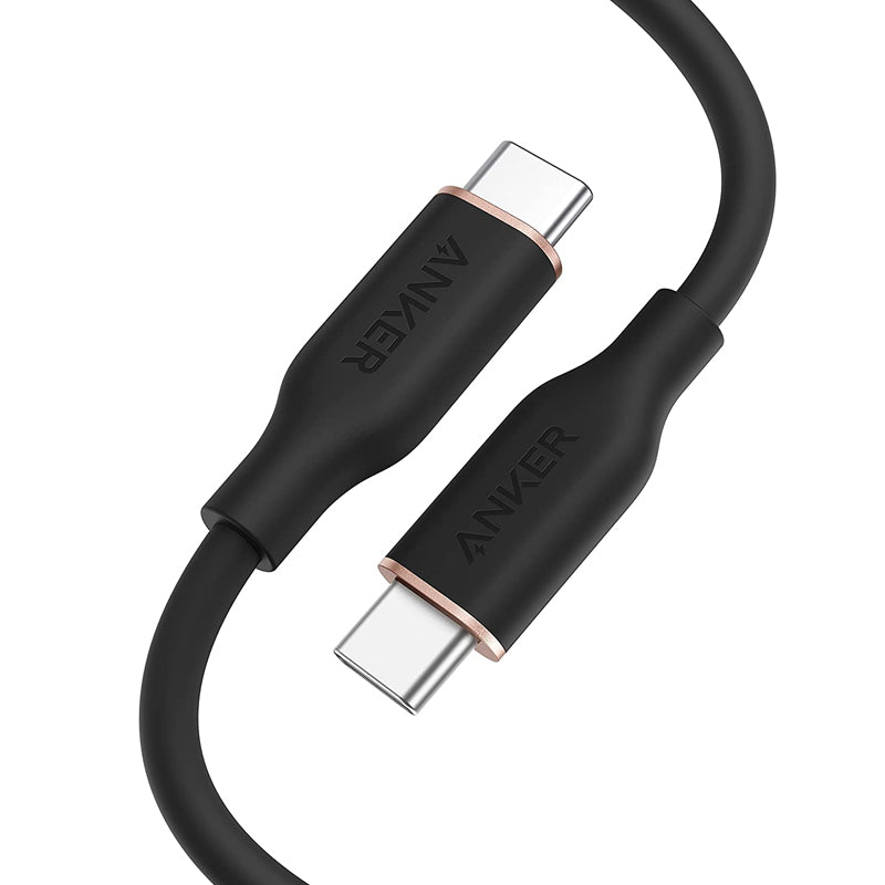 Anker Super Strong PowerLine lll Flow - USB-C to USB-C / 3ft / Black