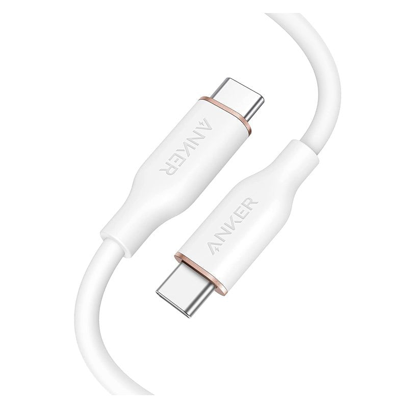 Anker Super Strong PowerLine lll Flow - USB-C to USB-C / 3ft / White