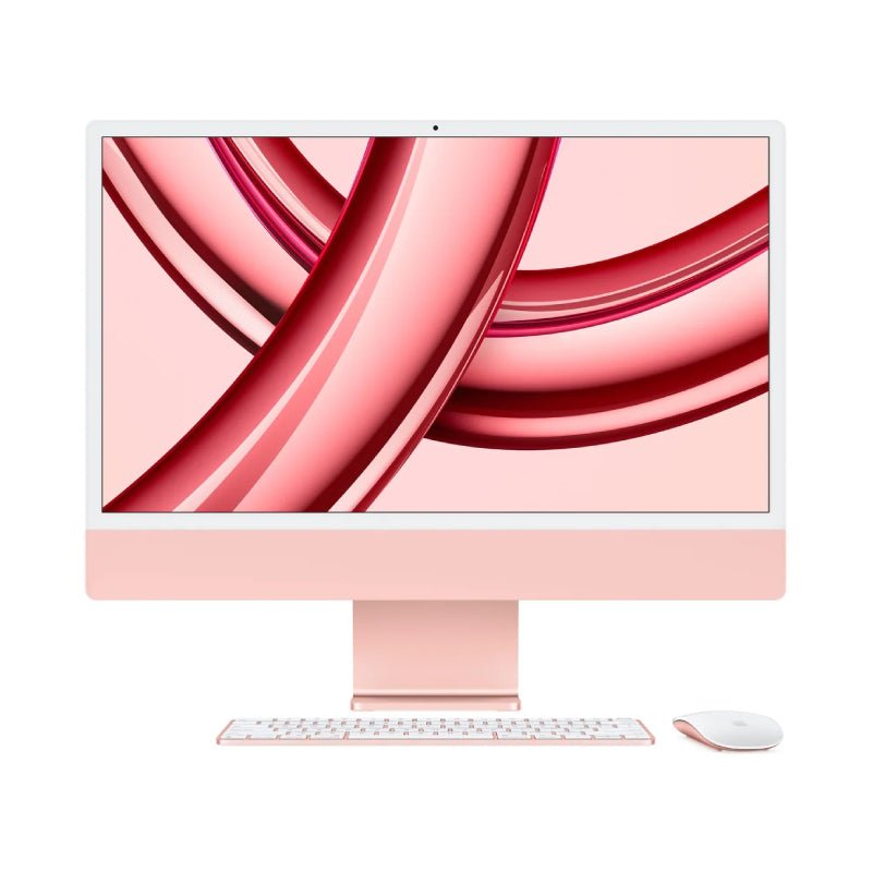 Apple iMac - 24" / M3 / 8-Core CPU / 10-Core GPU / 16-Core Neural Engine / 8GB RAM / 512GB SSD / Arb/Eng / Pink / 1YW