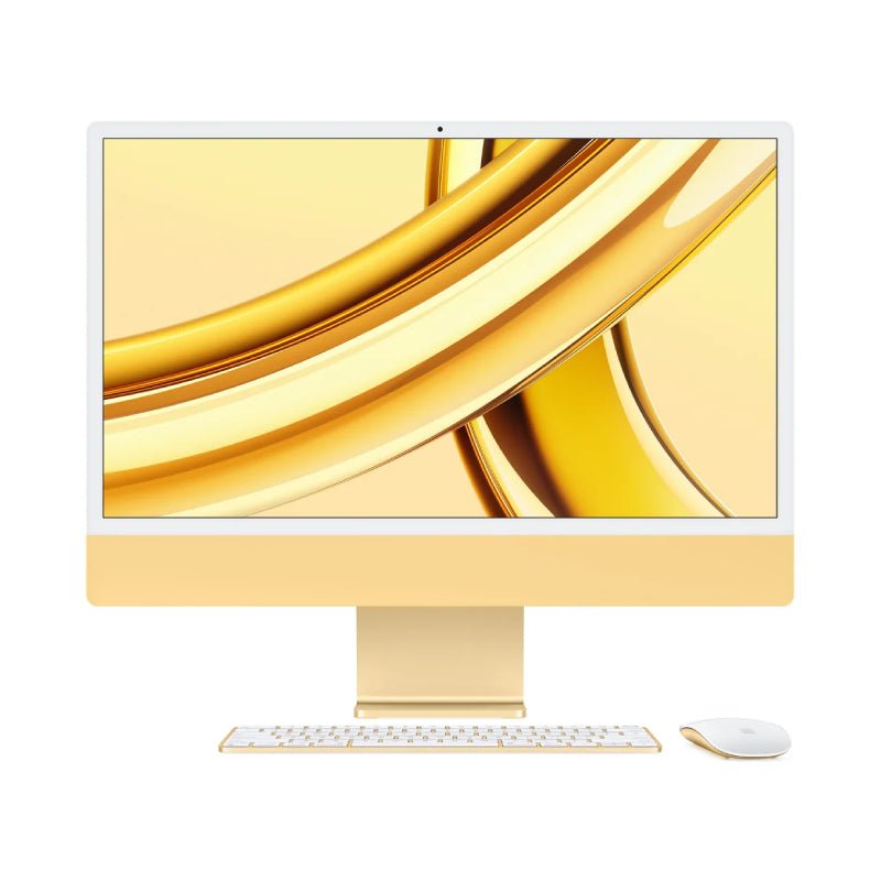 Apple iMac - 24" / M3 / 8-Core CPU / 10-Core GPU / 16 Core Neural Engine / 8GB RAM / 512GB SSD / Arb/Eng / Yellow / 1YW