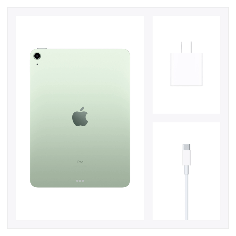 Apple iPad Air (4th Gen) - A14 Bionic Chip / 256GB / 10.9" Liquid Retina / Wi-Fi / Cellular / 1YW / Green - Tablet