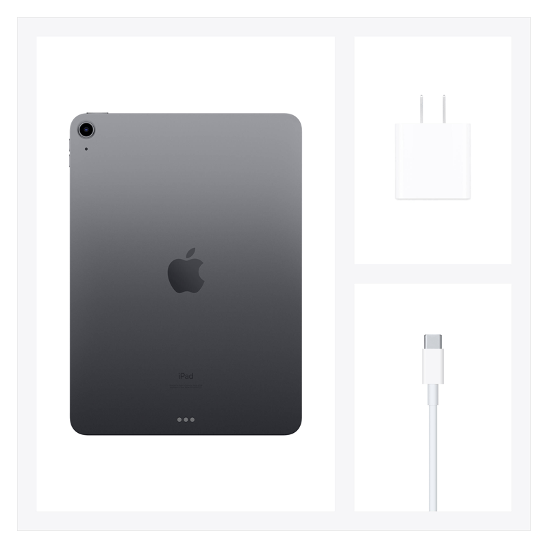 Apple iPad Air (4th Gen) - A14 Bionic Chip / 256GB / 10.9" Liquid Retina / Wi-Fi / Cellular / 1YW / Space Grey - Tablet