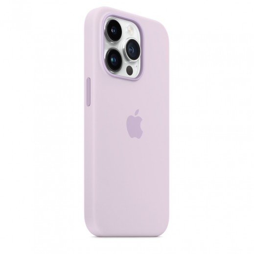 Apple iPhone 14 Pro Max Silicone Case with MagSafe Lilac