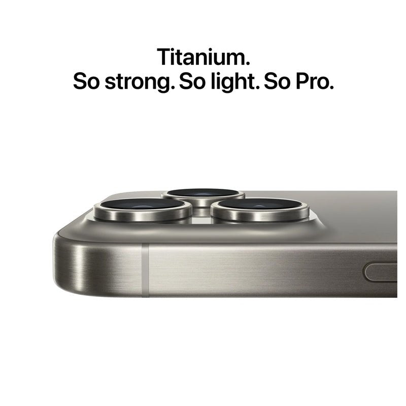 Apple iPhone 15 Pro - 1TB / Natural Titanium / 5G / 6.1" / Middle East Version