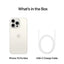 Apple iPhone 15 Pro Max - 256GB / White Titanium / 5G / 6.7" / Middle East Version