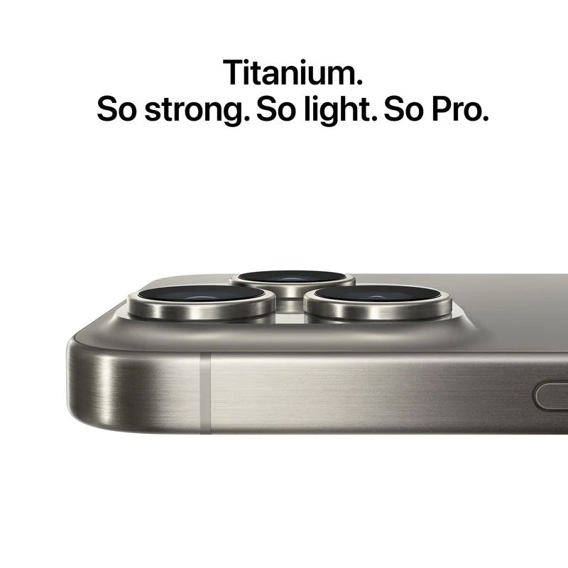 Apple iPhone 15 Pro Max - 256GB / Natural Titanium / 5G / 6.7" / Dual Physical SIM
