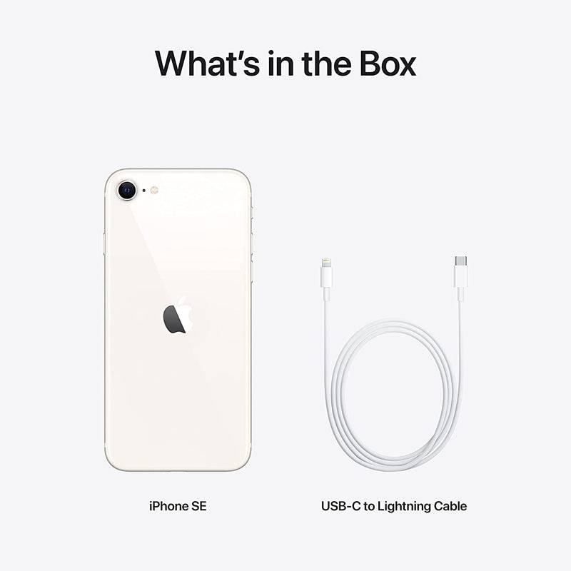 Apple iPhone SE 3 Gen- 64GB / 4.7" Retina / Wi-Fi / 5G / White Color - Mobile