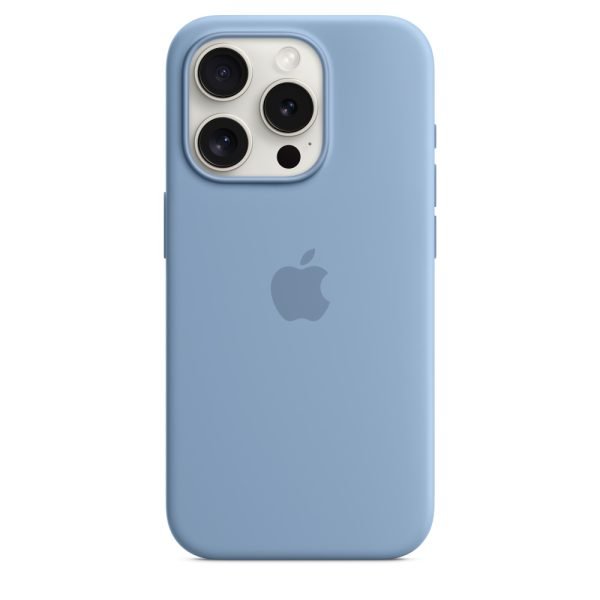 Apple iPhone Silicone Case with MagSafe - 15 Pro Max / Winter Blue