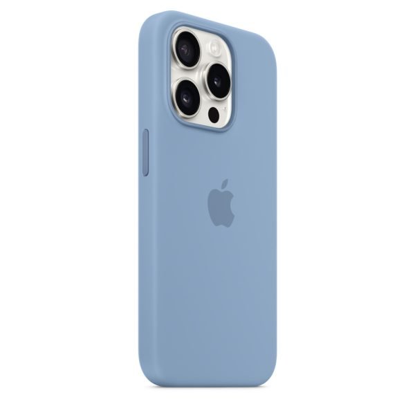 Apple iPhone Silicone Case with MagSafe - 15 Pro Max / Winter Blue