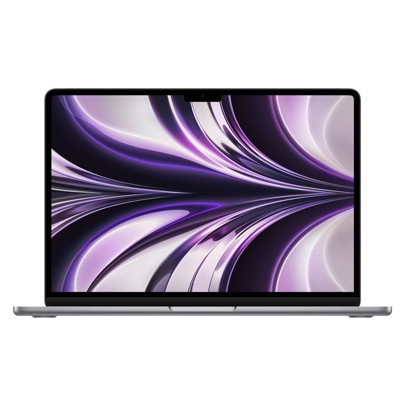 ابل MacBook آير - 13.6 بوصة / M2 / M2 / 8-كور وحده المعالجة المركزية  / 10-كور GPU / 8 جيجابايت رام  / 512 جيجابايت إس إس دي  / / Arb/Eng / Space رمادي / Open-Box / ضمان سنة
