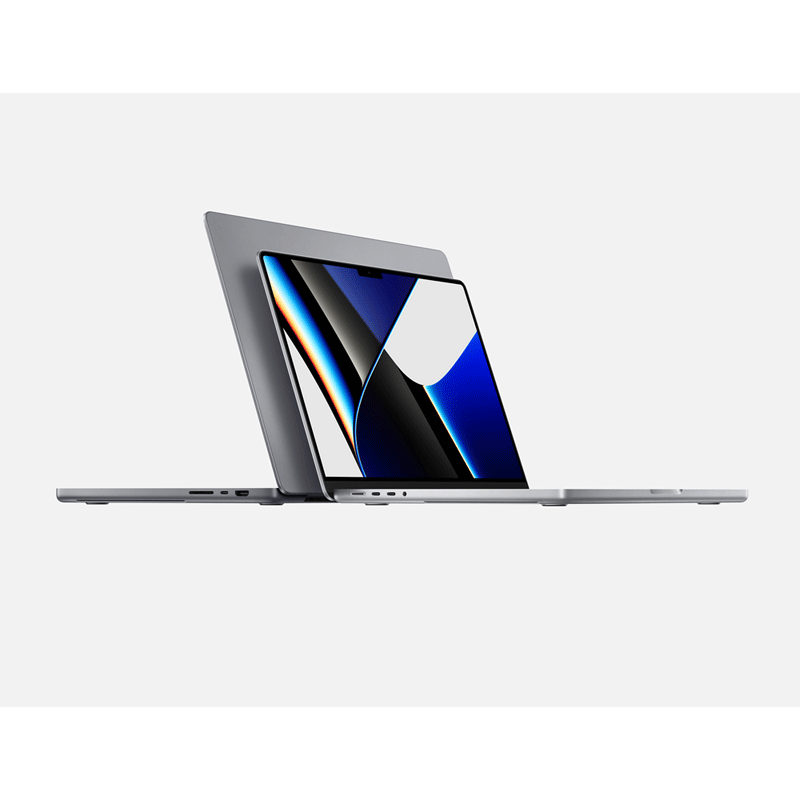 Apple MacBook Pro - 16.2" / M1 Pro / 10-Core CPU / 16-Core GPU / 16GB / 512GB SSD / Arabic/English / macOS / Silver / 1YW - Laptop