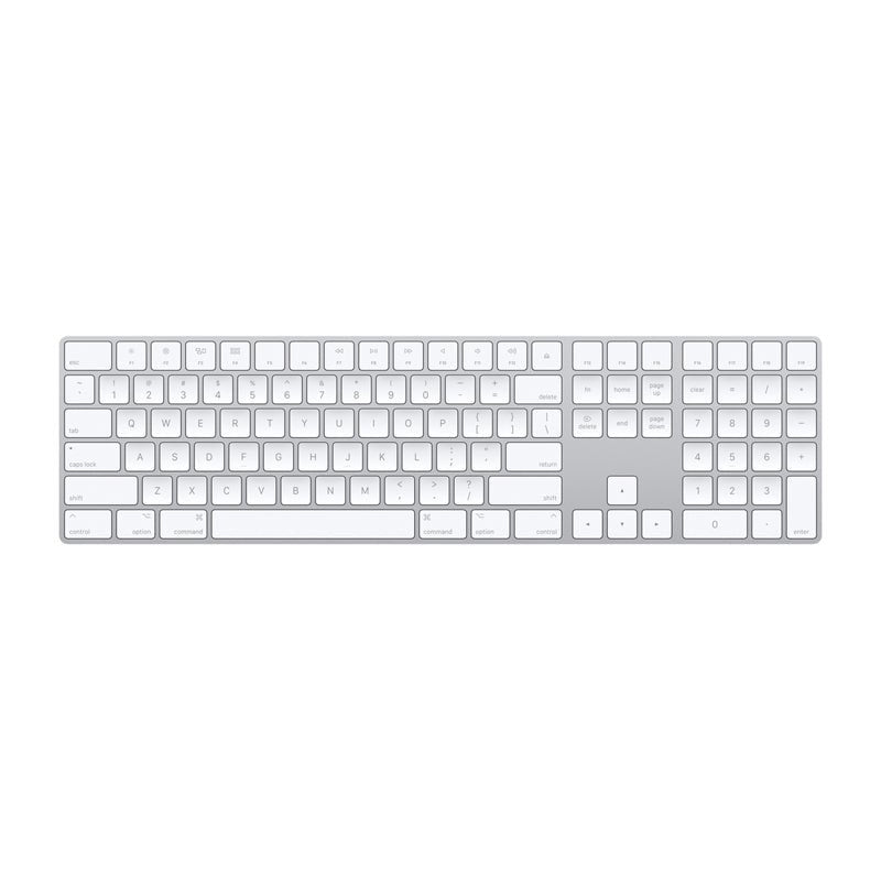 Apple Magic Keyboard with Numeric Keypad - Bluetooth / Arb/Eng / White