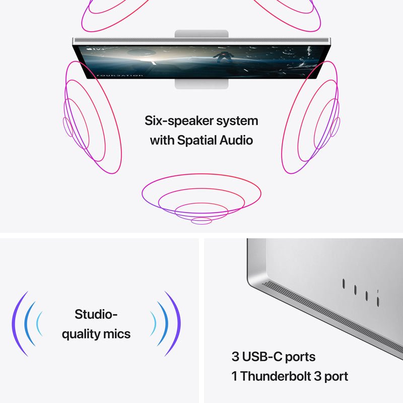 Apple Studio Display With Tilt Adjustable Stand - Standard Glass / 27