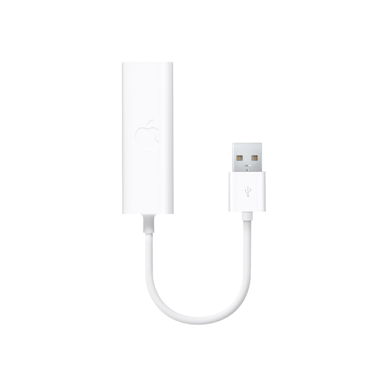 Apple USB to Ethernet Adapter - 100 Mbps / RJ-45 / USB 2.0 / White