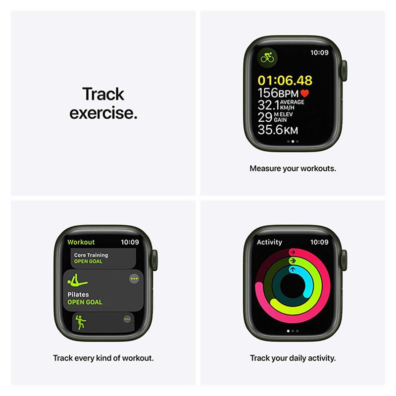 Apple Watch Series 7 - OLED / 32GB / 41mm / Bluetooth / Wi-Fi / Green