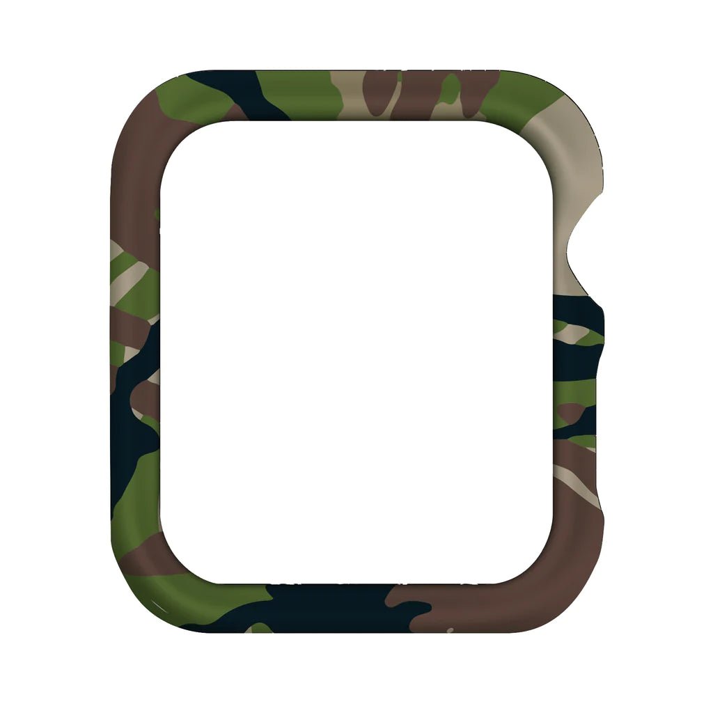 Apple Watch Series 7 Prismart Case - Camo Wood