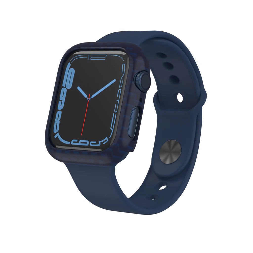 Apple Watch Series 7 Prismart Case - Carbon Fiber Navy