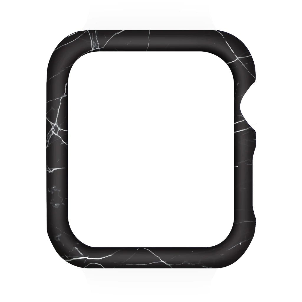 Apple Watch Series 7 Prismart Case - Marble Black