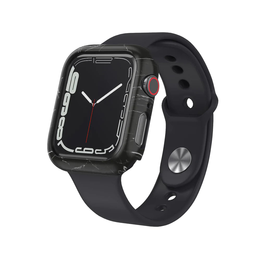 Apple Watch Series 7 Prismart Case - Marble Black