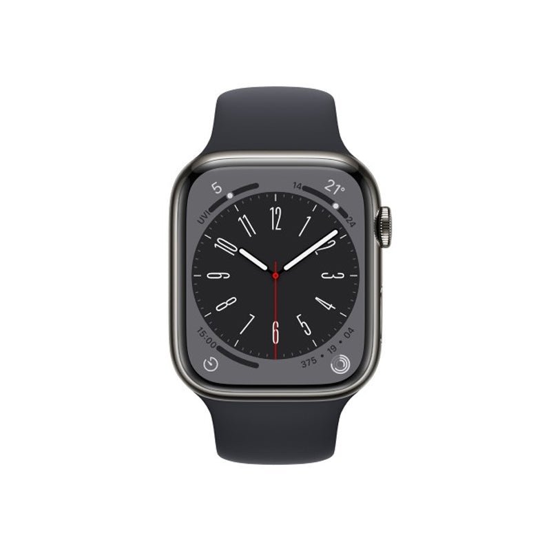 Apple Watch Series 8 - OLED / 32GB / 45mm / Bluetooth / Wi-Fi / Cellular / Midnight