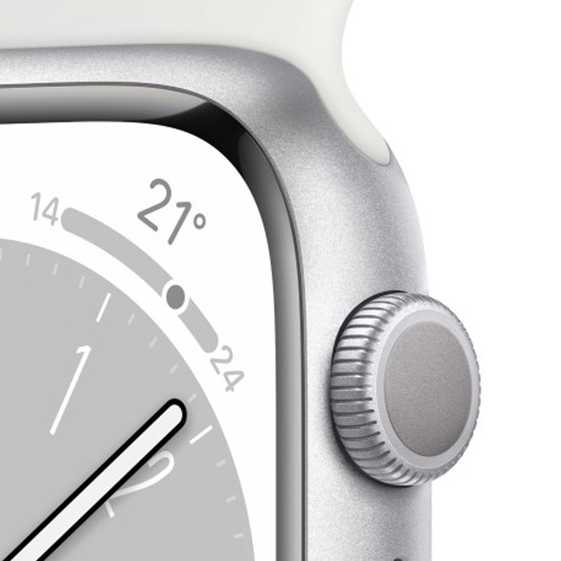 Apple Watch Series 8 - OLED / 32GB / 45mm / Bluetooth / Wi-Fi / Silver