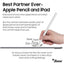 Araree A-Tip For Apple Pencil - Clear / White / Black / 9 Pcs Set