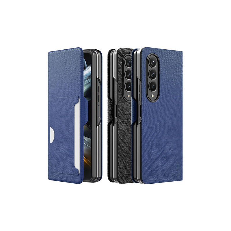 Araree Bonnet C Diary Case For Z Fold 4 - Ash Blue