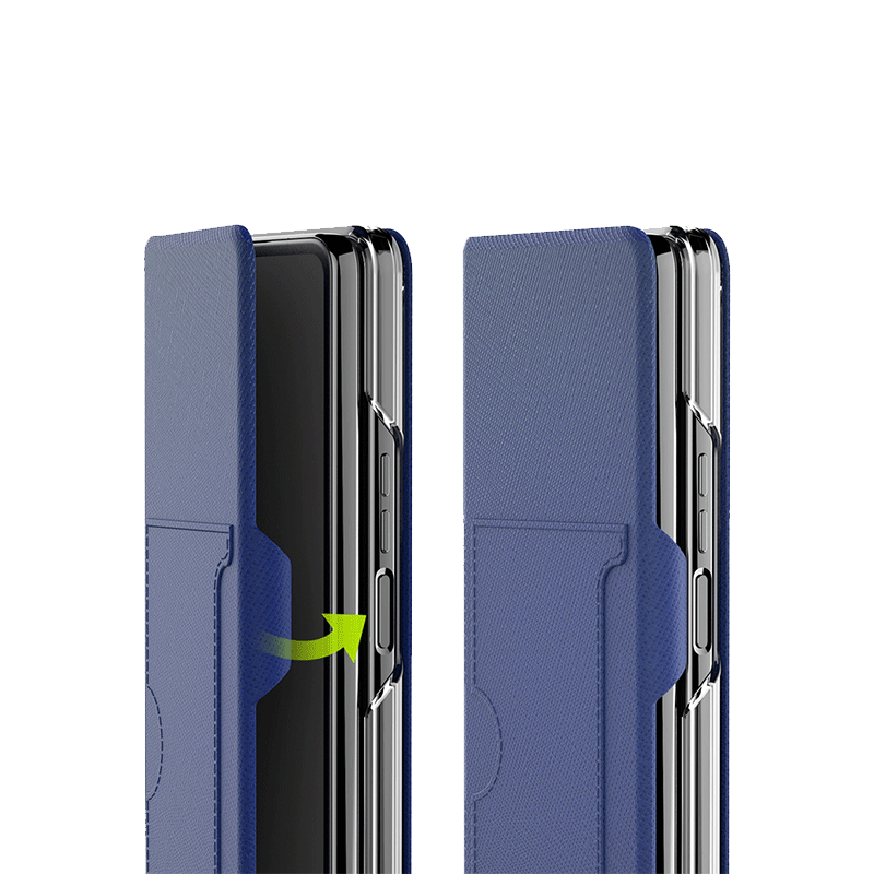 Araree Bonnet C Diary Case For Z Fold 4 - Ash Blue