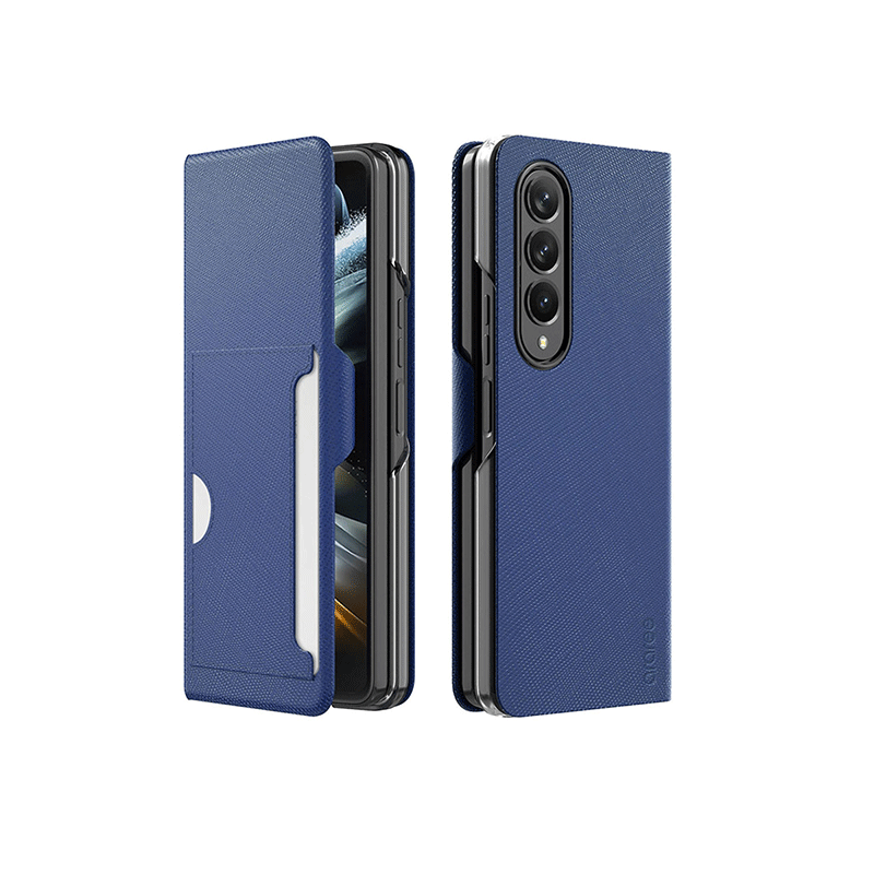 Araree Bonnet C Diary Case For Z Fold 4 - Ash Blue